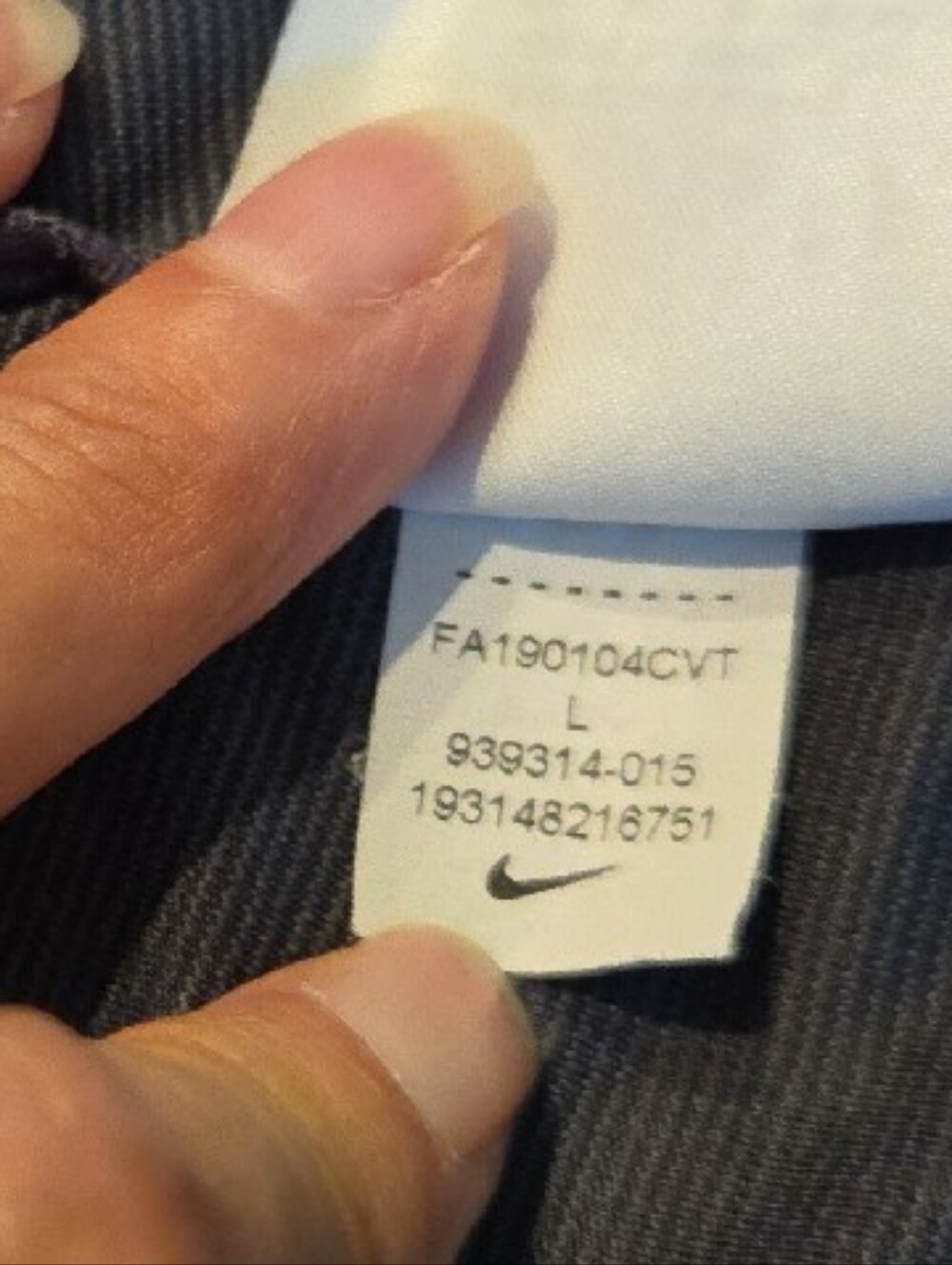 Nike Women's Dri-FIT Running Track Tank Top - Grey/Black - Size Large - Picture 5 of 5